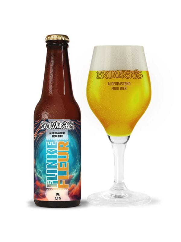 BROUWERSNOS FLINKE FLEUR! IPA, alc. 5,0% vol.